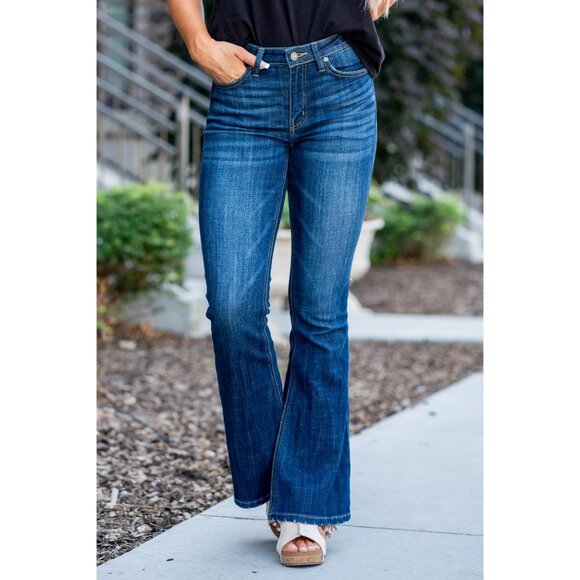 Kancan Sidney Mid Rise Flare Denim Jean Size 3XL NEW - Picture 8 of 8